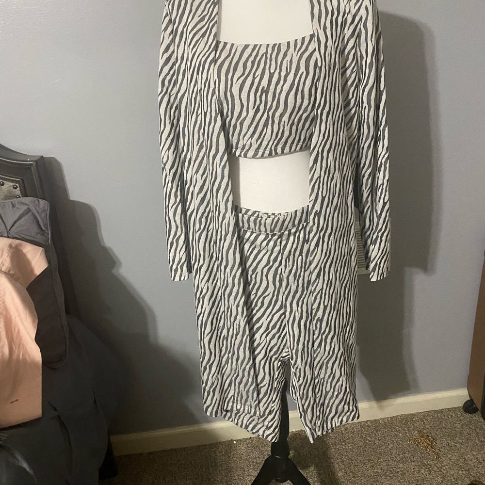 Zebra print jacket